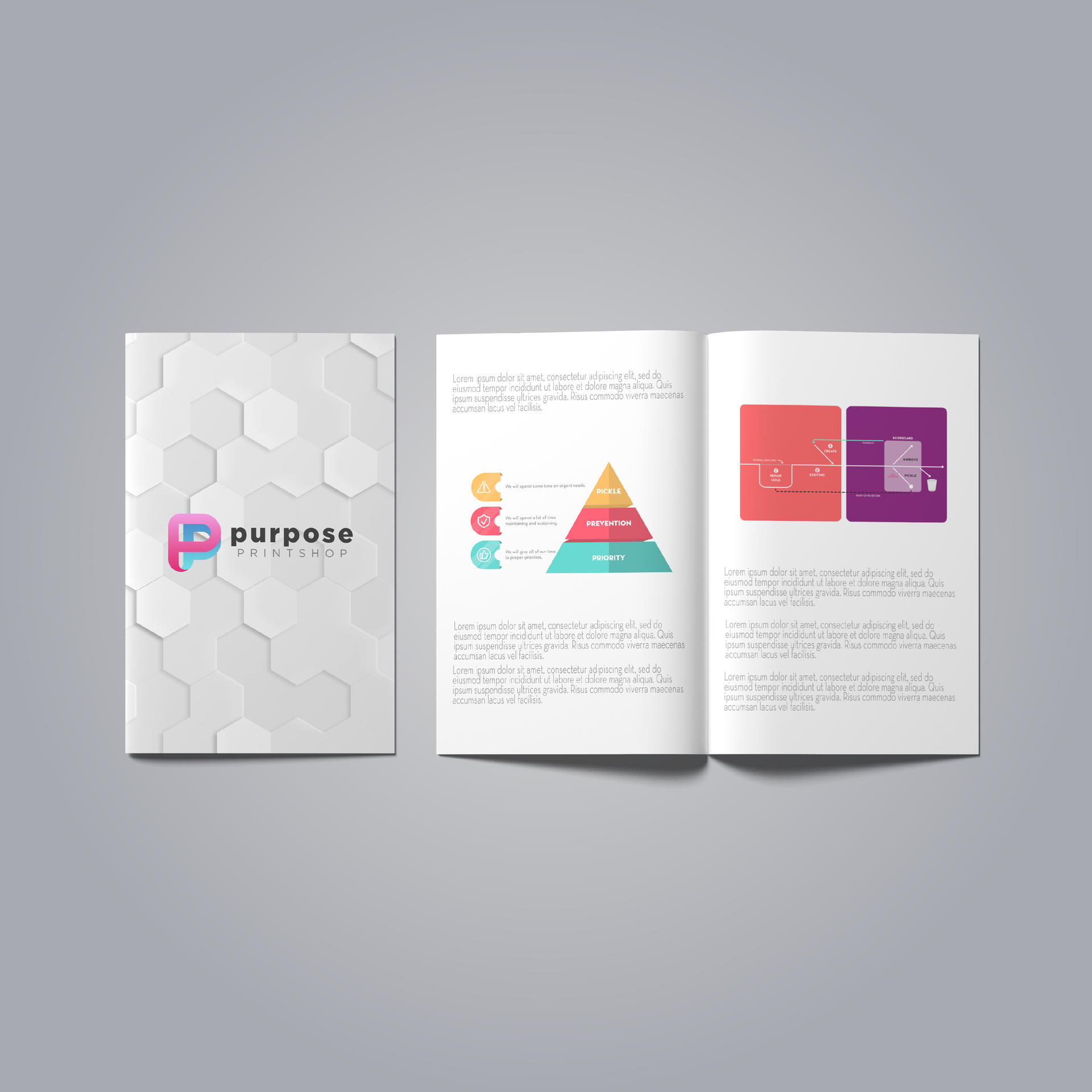 8.5 x 8.5 Booklet – Purpose Printshop